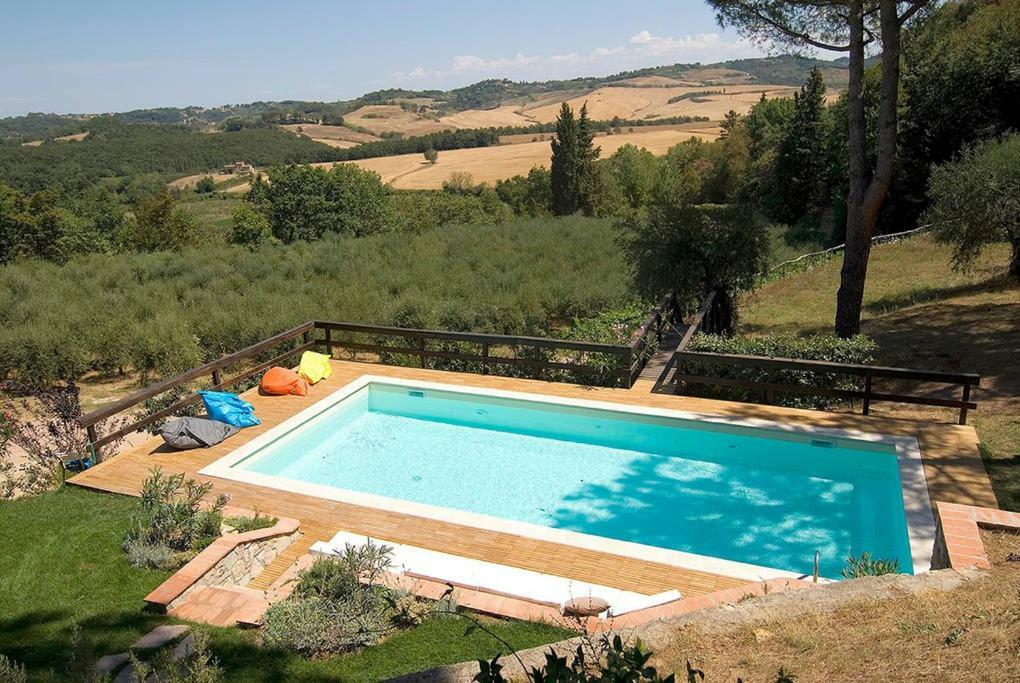 Stunning Country House Overlooking Tuscany Hills Lorenzana Экстерьер фото
